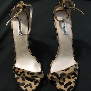 Steve Madden Leopard Strap Heels